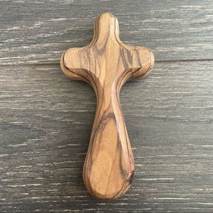 Hand Carved Wooden Cross from Israel